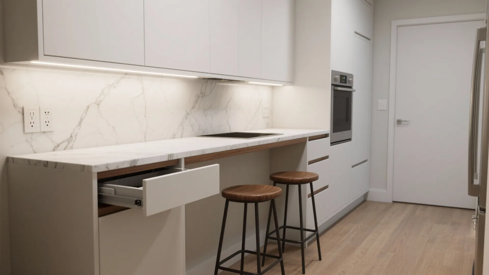 Compact Island or Peninsula That Multi-Tasks