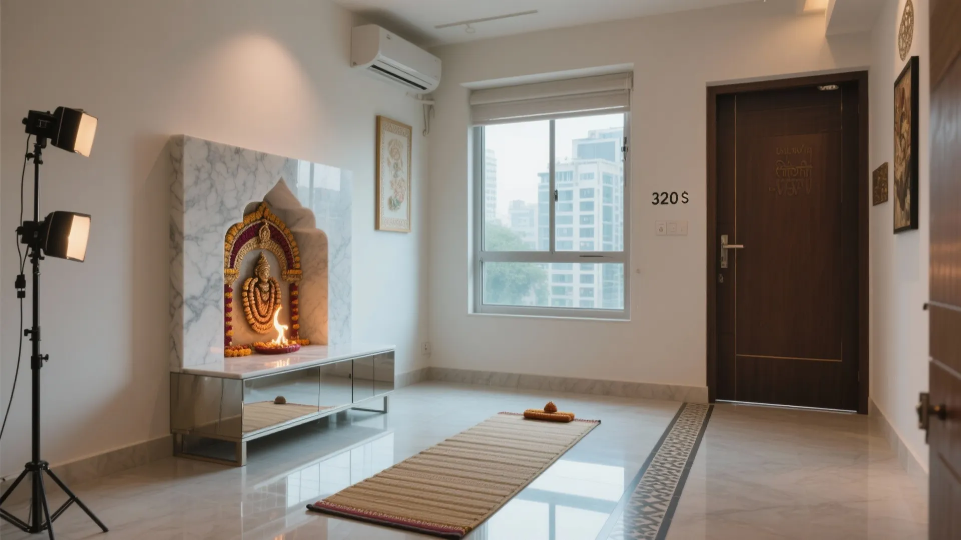 Compact floor plan that respects flow and safety