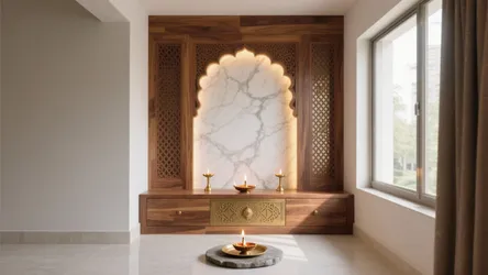 5 Pooja Room Carving Designs that Elevate Small Spaces