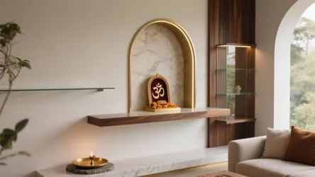 5 Pooja Room Frame Design Ideas That Elevate Small Spaces