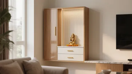 5 Cupboard Designs for Pooja Room That Maximize Space