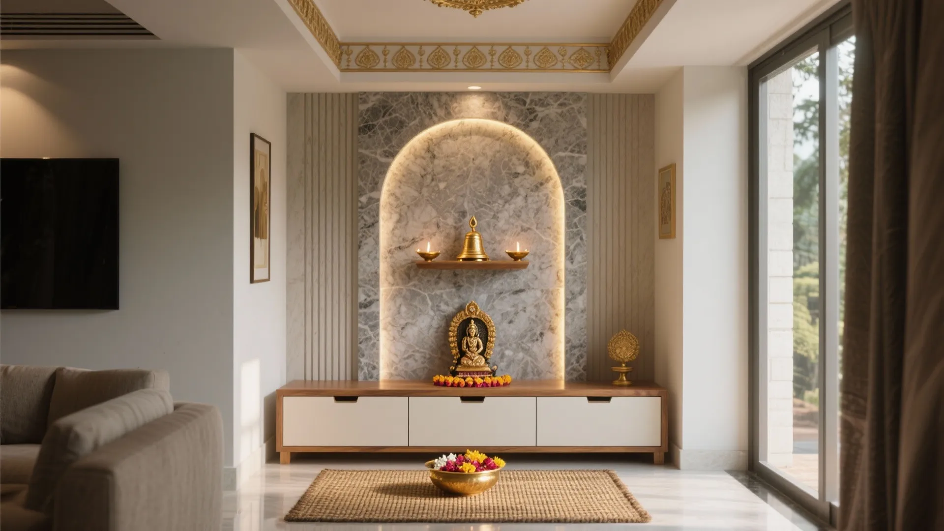 5 Small Pooja Room Designs for South Indian Homes
