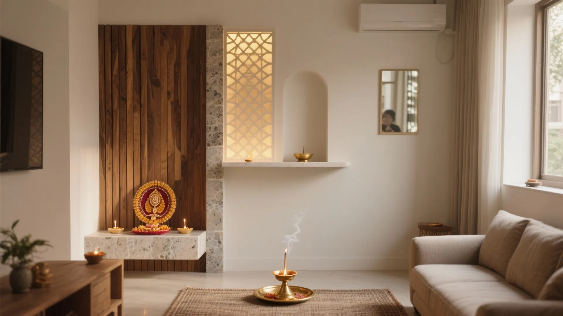 5 Pooja Backdrop Decoration Ideas for Small Homes: My designer-tested pooja backdrop ideas that make small sanctums feel serene, spacious, and truly yours