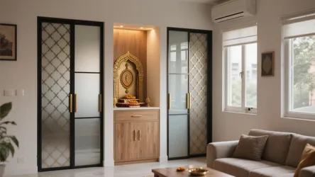 5 Pooja unit door designs for small homes