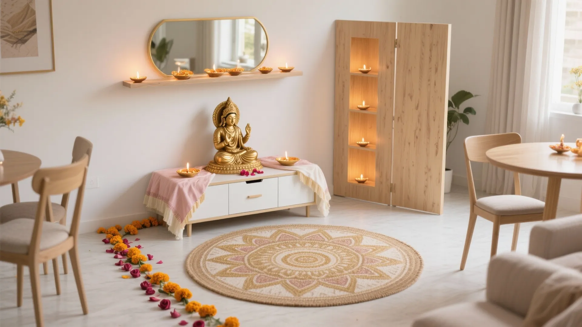 5 Laxmi Pooja Decoration Ideas for Small Homes: Simple, serene, and auspicious: my favorite Laxmi Pooja decor ideas that work in tiny spaces