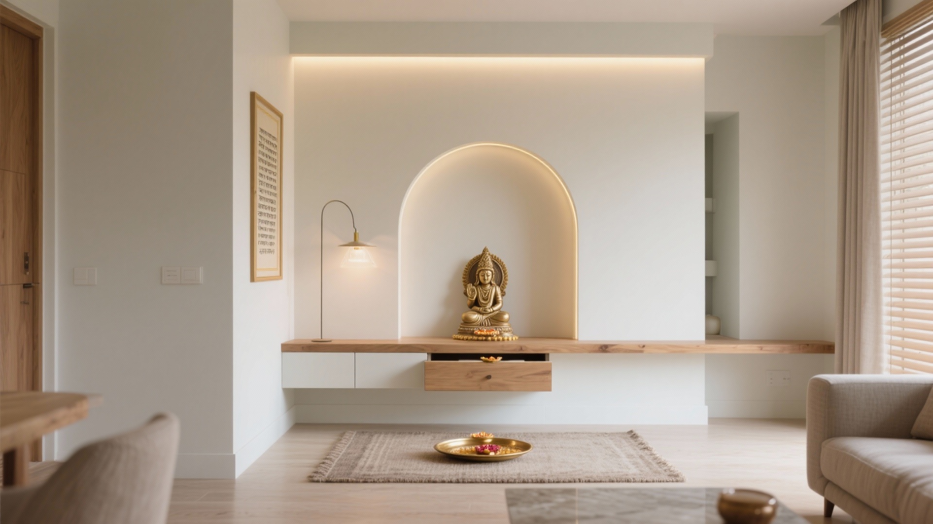Small Pooja Room Feels Cramped? 5 Layout Ideas That Add Space