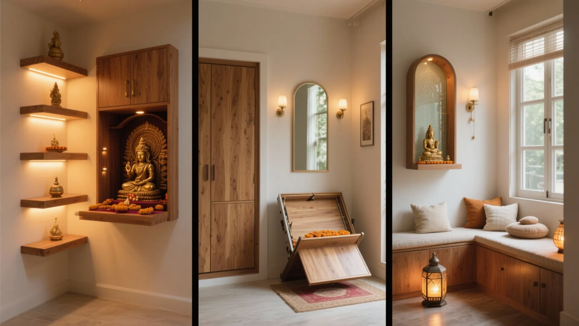 Small Pooja Room Designs — 5 Compact Ideas: Practical, beautiful and space-smart pooja corners for modern homes