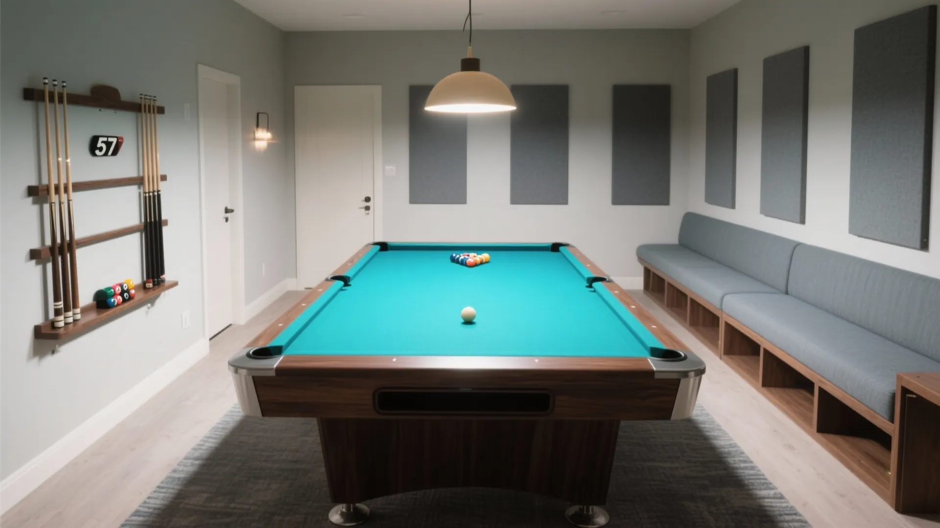 Small Pool Table with Bumpers: Smart Game Room Solutions: 1 Minute to Discover Space-Saving Fun with Bumper Pool Tables