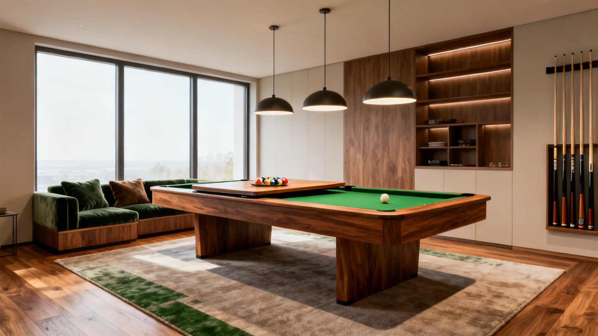 Pool Table in Living Room Ideas