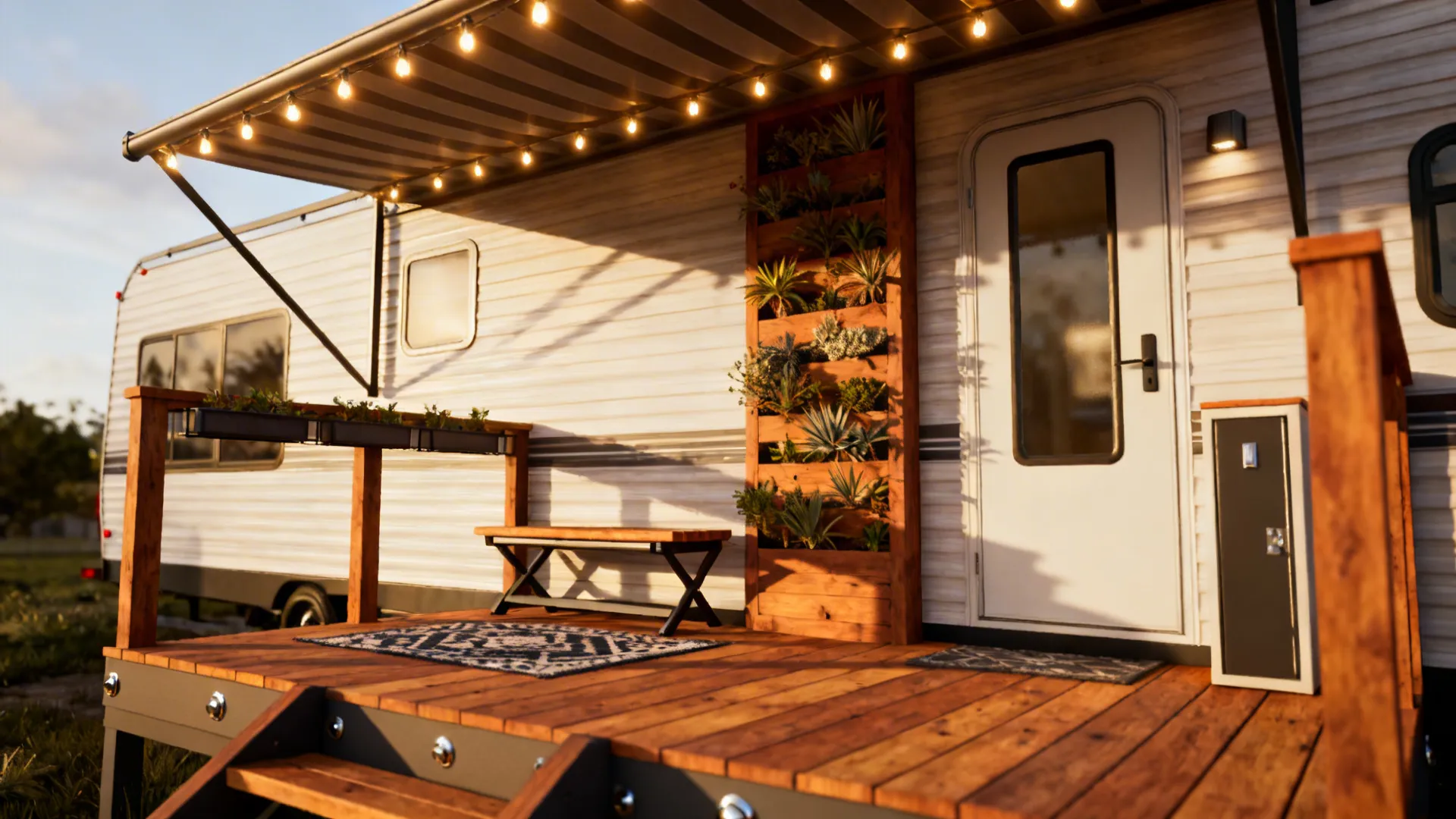 5 Bright Front Porch Ideas for Mobile Homes