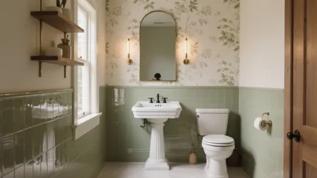 5 Small Powder Room Ideas with Pedestal Sink