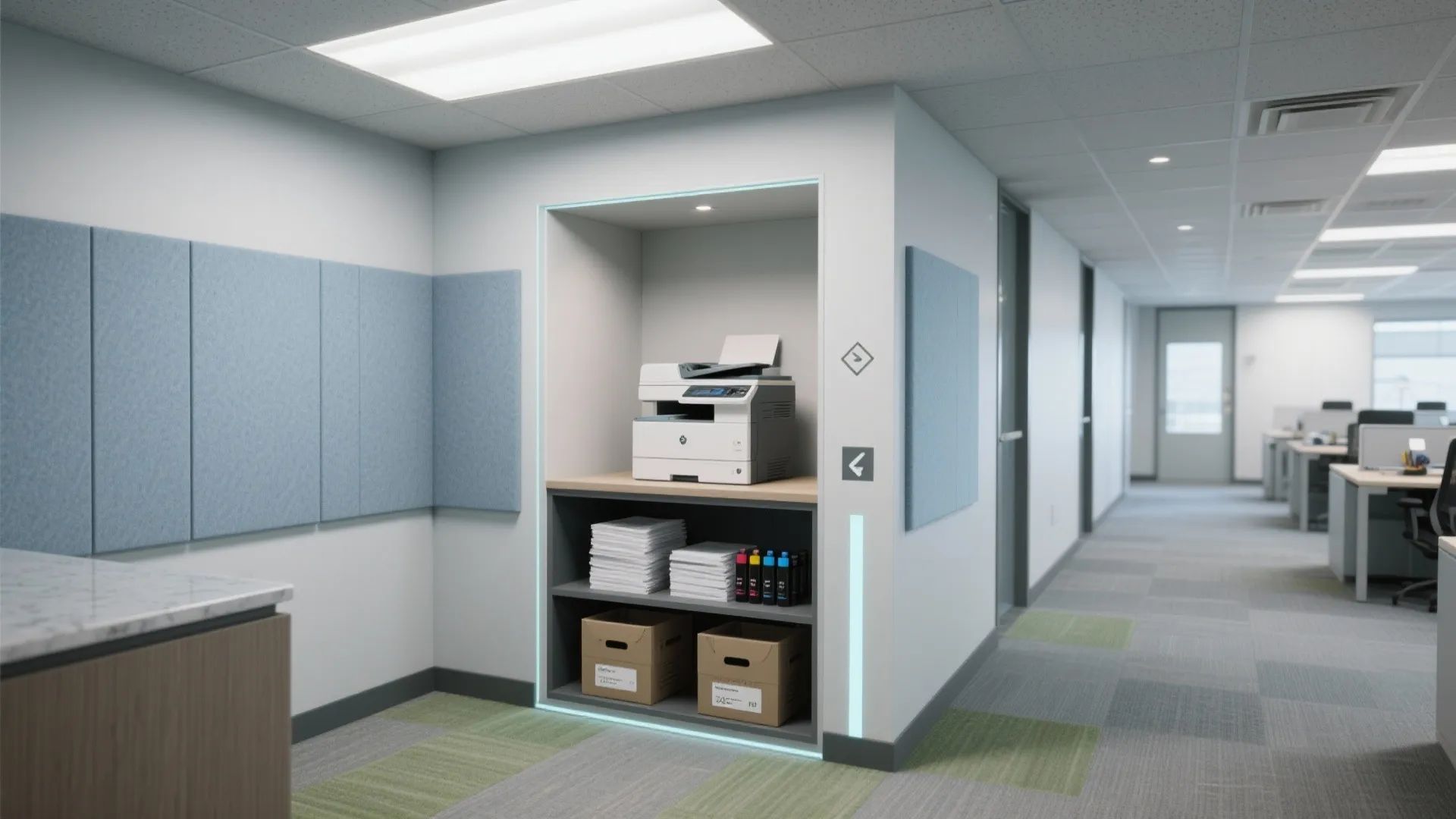Creative Ideas for Designing an Office Space with Limited Printer Space