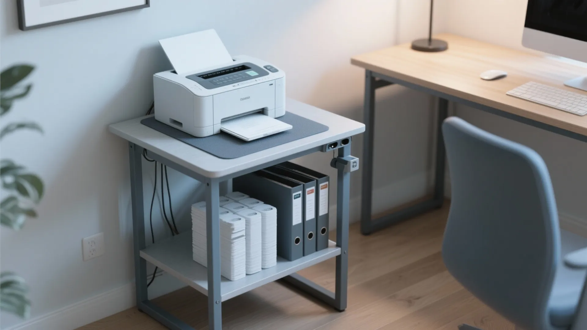 Small Table for Computer Printer: Space-Saving Design Ideas: 1 Minute to Find the Perfect Compact Printer Table Solution