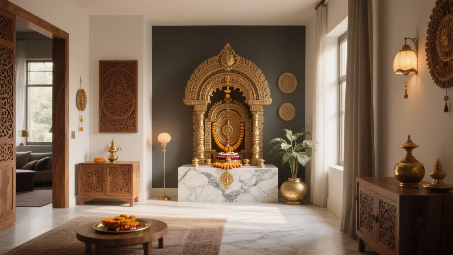 5 Puja Room Mandir Design Ideas: Blending Tradition and Modern Touch in Your Puja Space