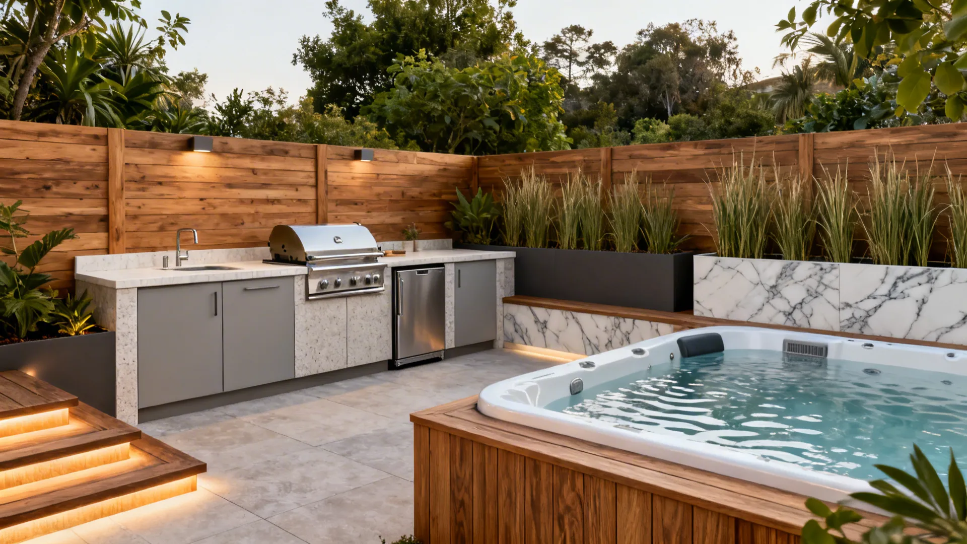 5 Outdoor Kitchen and Hot Tub Ideas That Truly Work