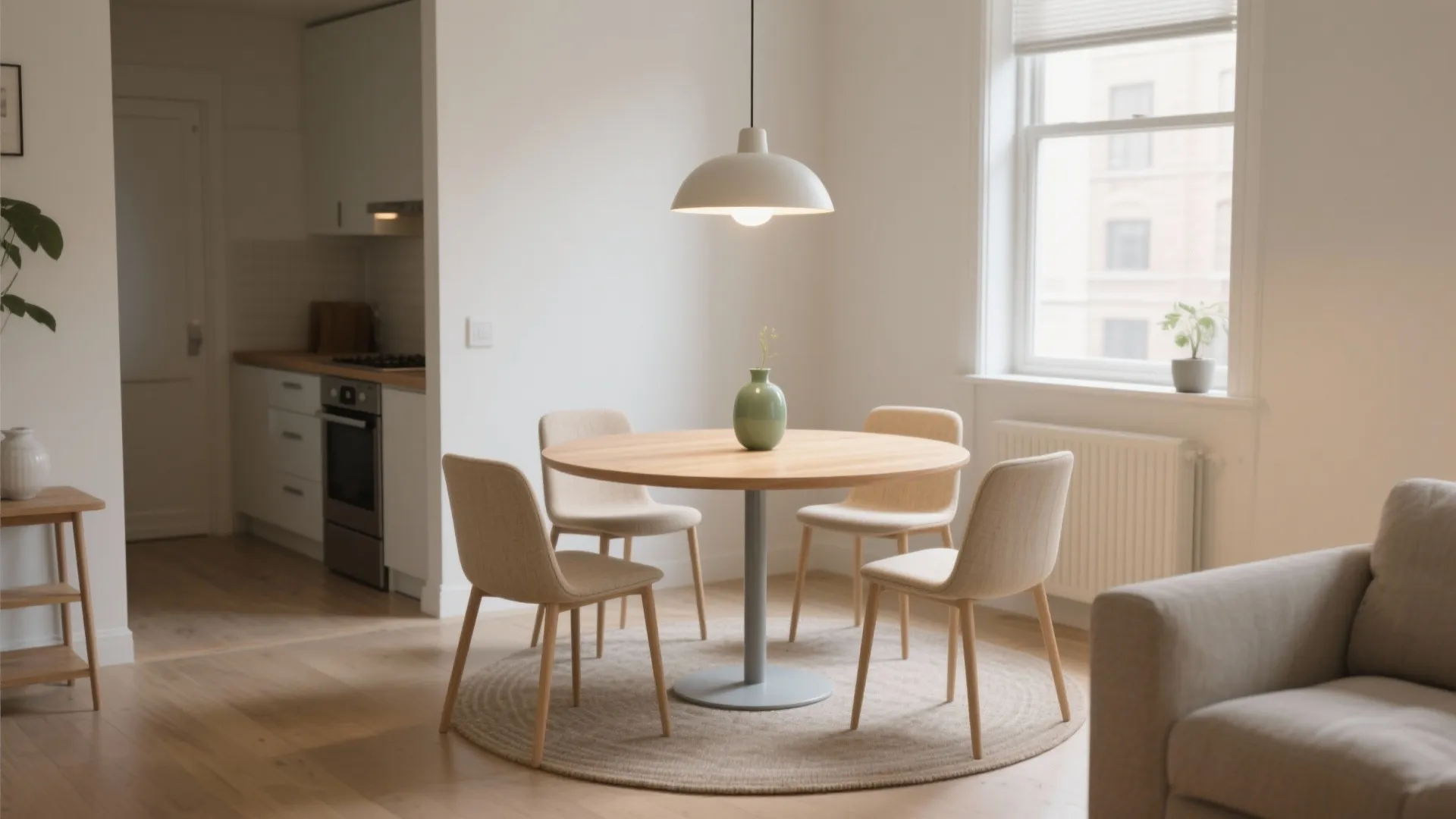 Small Round Dining Table and 4 Chairs: Space-Savvy Dining Solutions: 1 Minute to a Chic, Clutter-Free Dining Area—Fast-Track Guide Inside