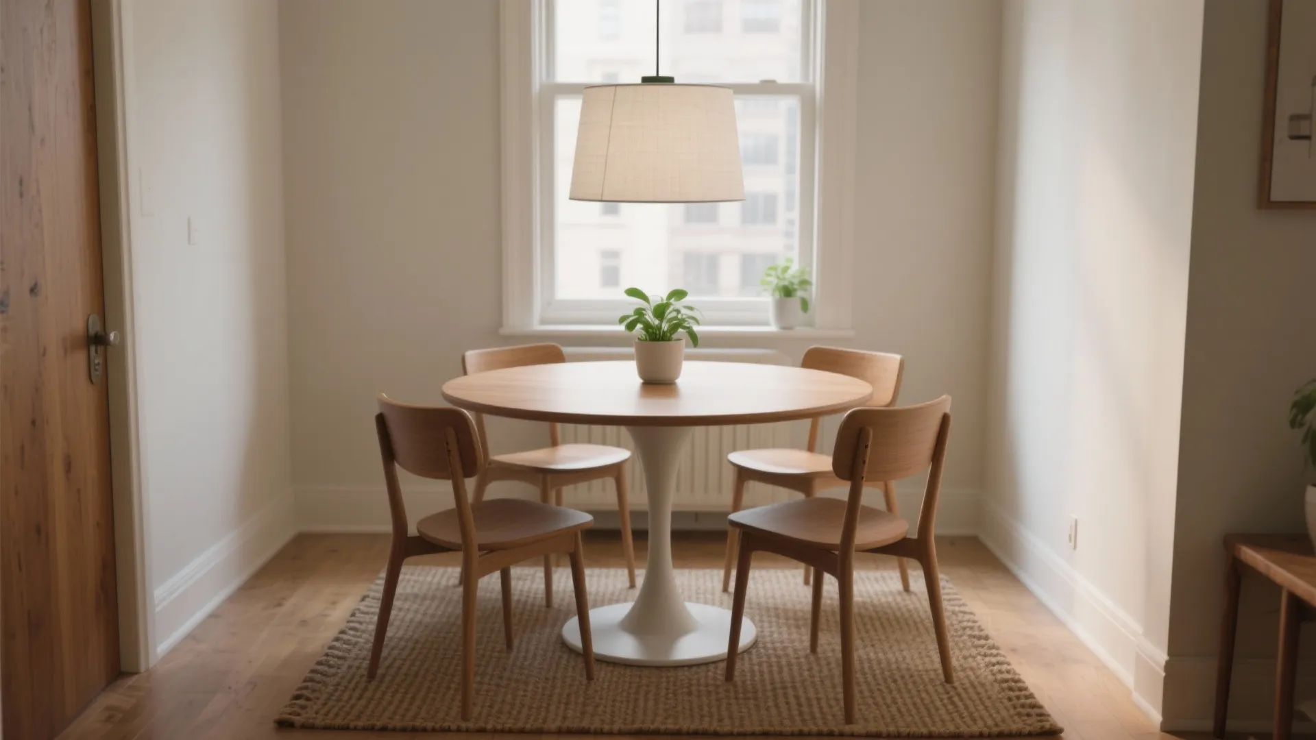 Small Round Dining Table with 4 Chairs: Space-Saving Dining Ideas