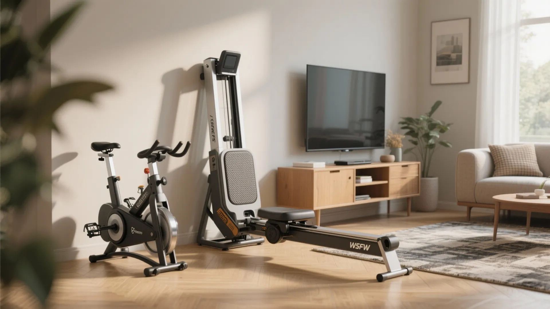 5. Compact Rowers or Air Bikes (Foldable Options)