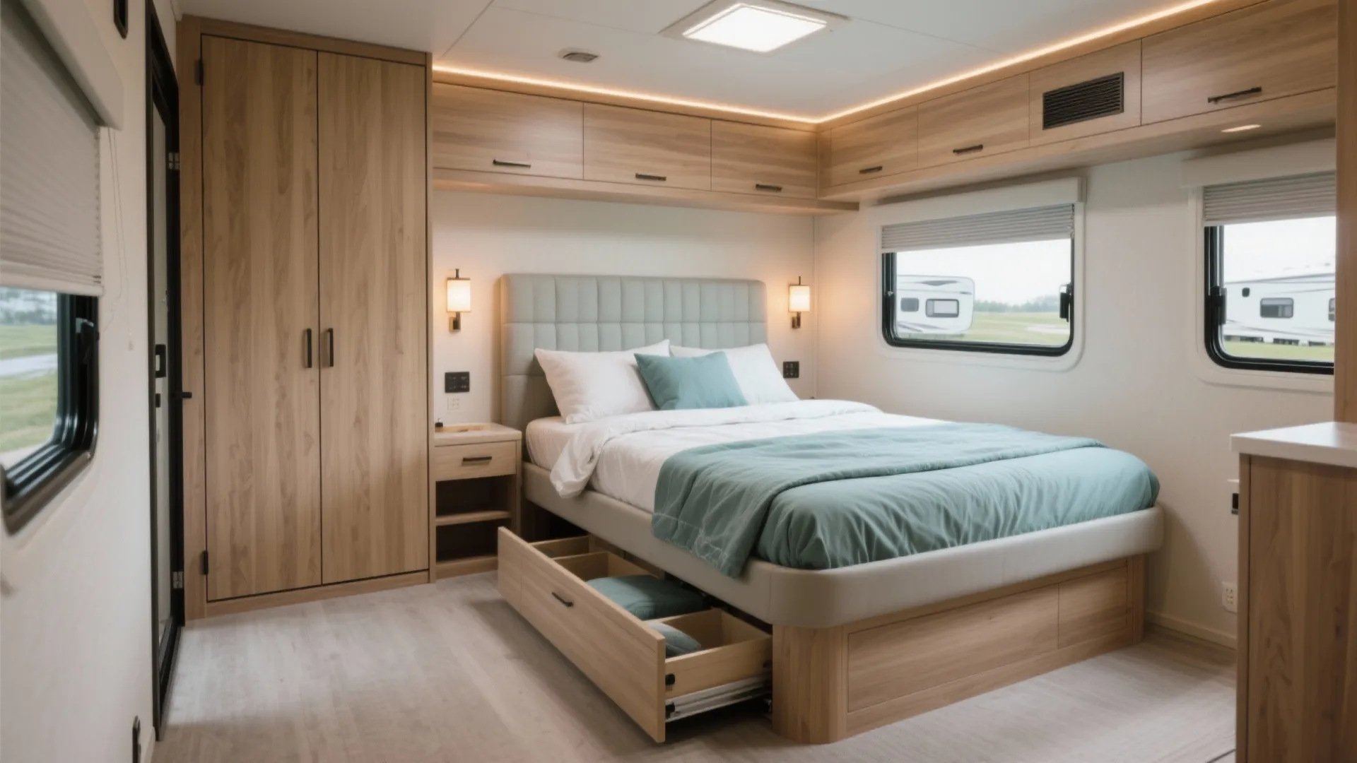 Small RVs with King Beds: Space Meets Comfort