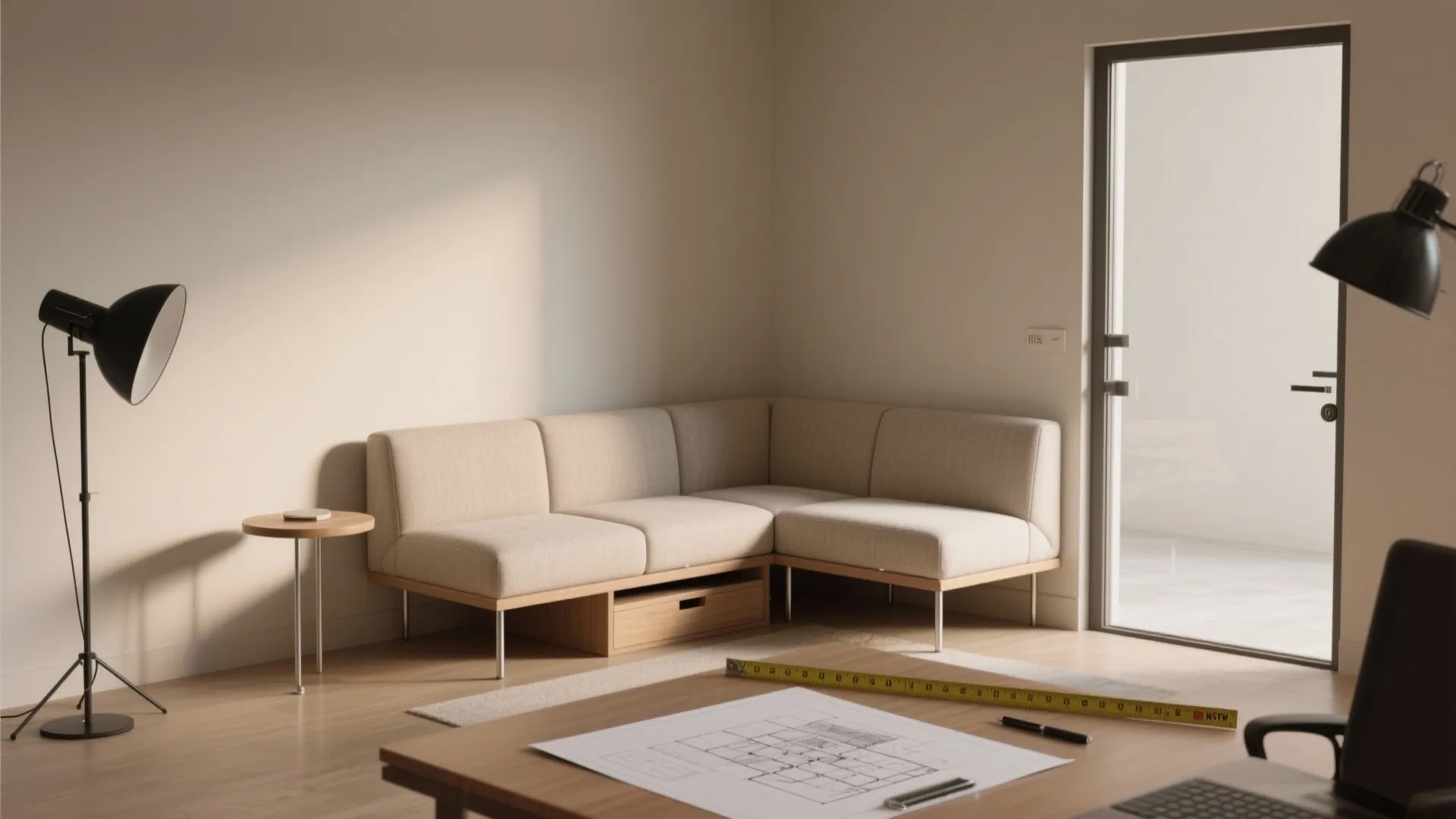 2. Apartment-friendly compact sectional