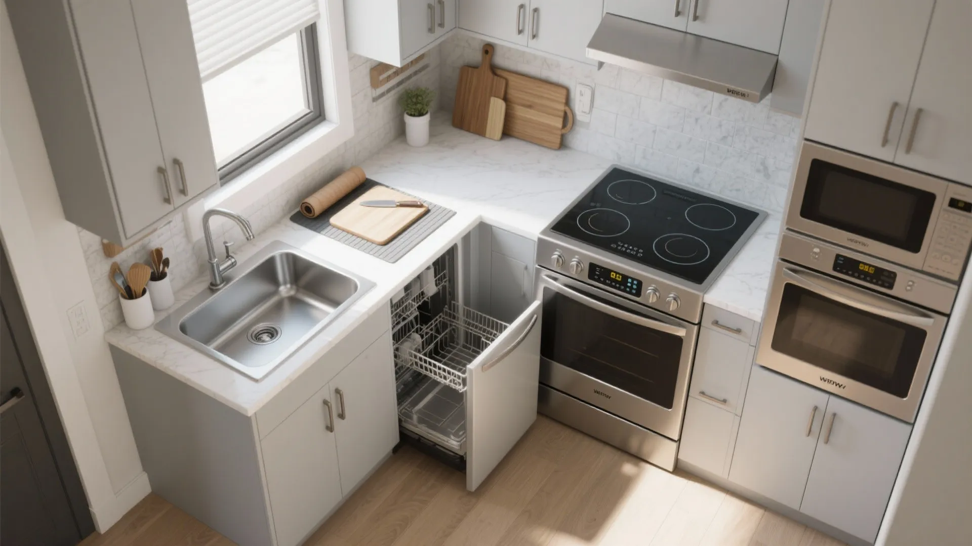 Compact Appliances and Multi-Tasking Fixtures