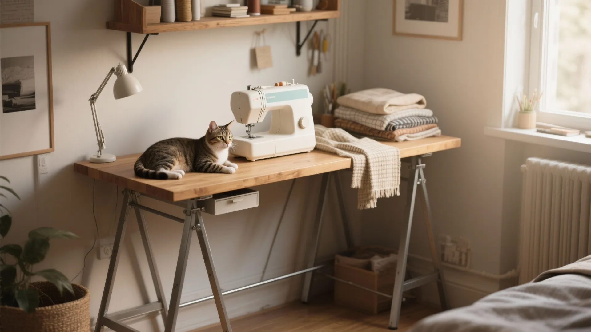 Sewing Tables for Small Spaces — 5 Smart Ideas: Practical, budget-friendly and pretty sewing table solutions when every inch counts