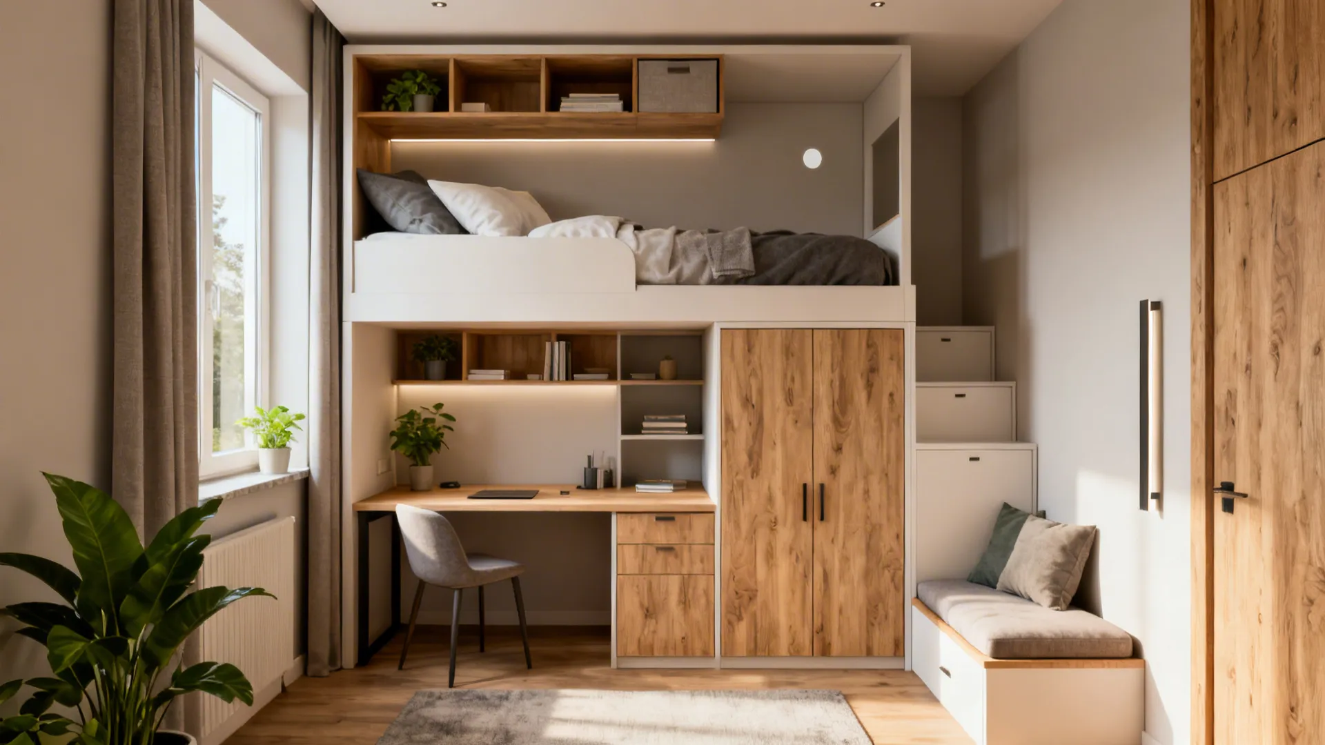 Small Room Design: 5 Ideas for Two People: Clever small room design solutions I’ve used to make space for two without feeling cramped