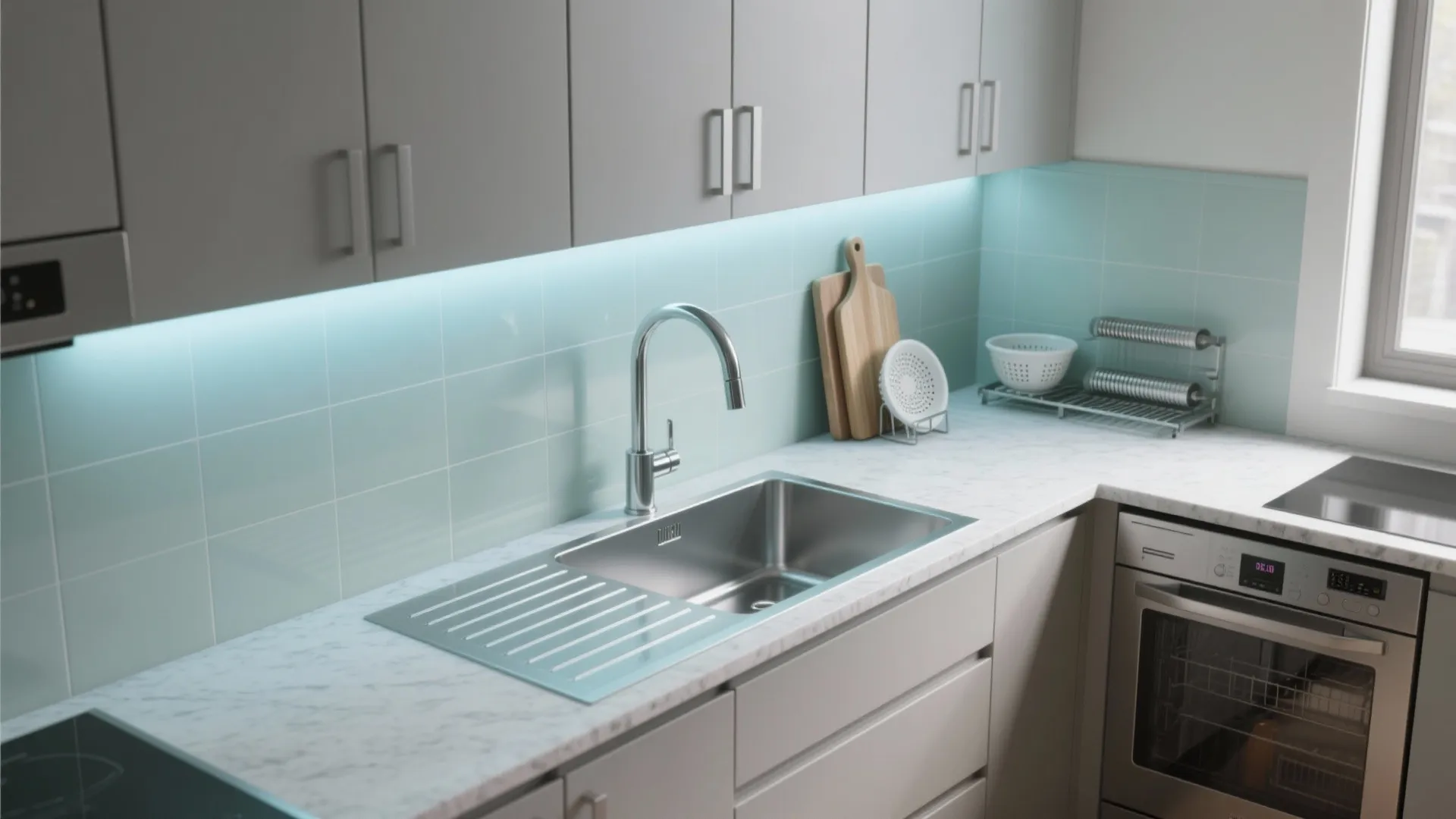 Integrated Kitchen Sink Ideas for Modern Small Spaces