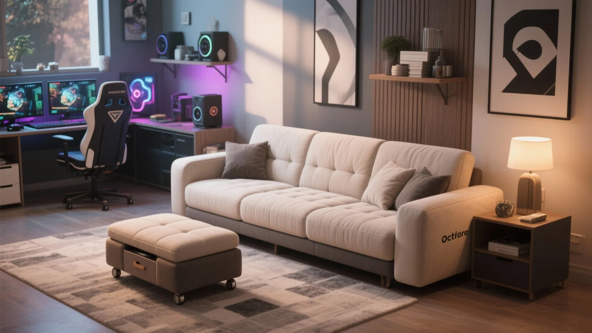 Compact multi-functional seating