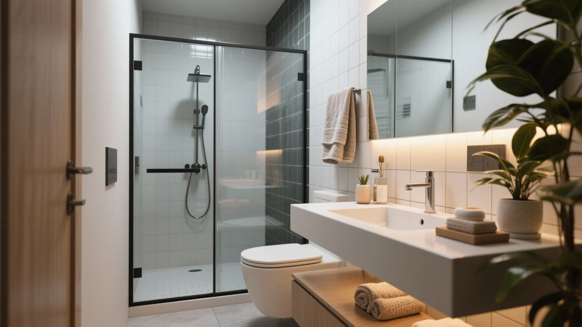 5. Bathroom Efficiency: Spa Feel in a Compact Footprint