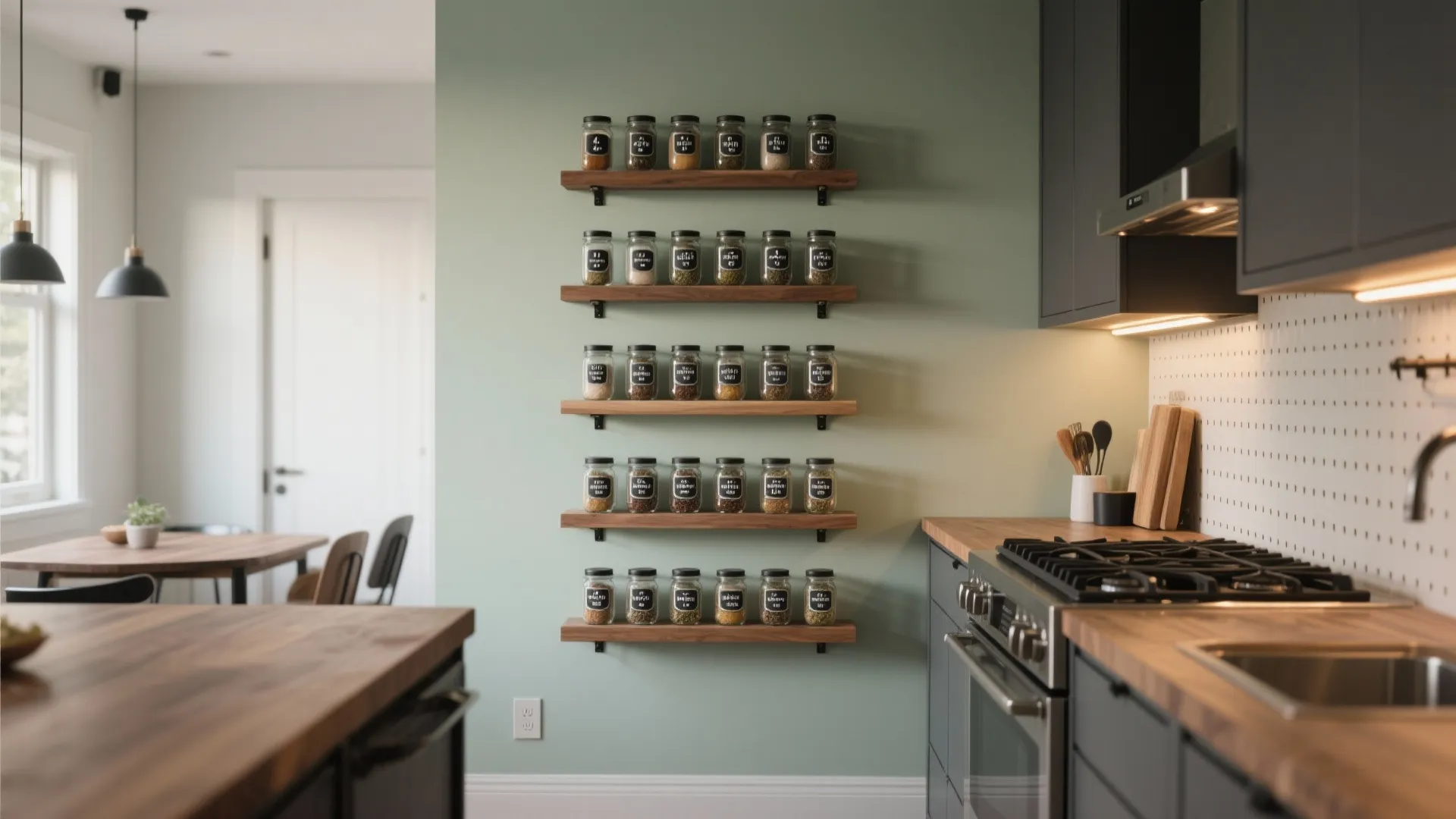 DIY Spice Rack Wall: Creative Ideas for Organized Kitchens: Fast-Track Guide to Building a DIY Spice Rack Wall in Minutes