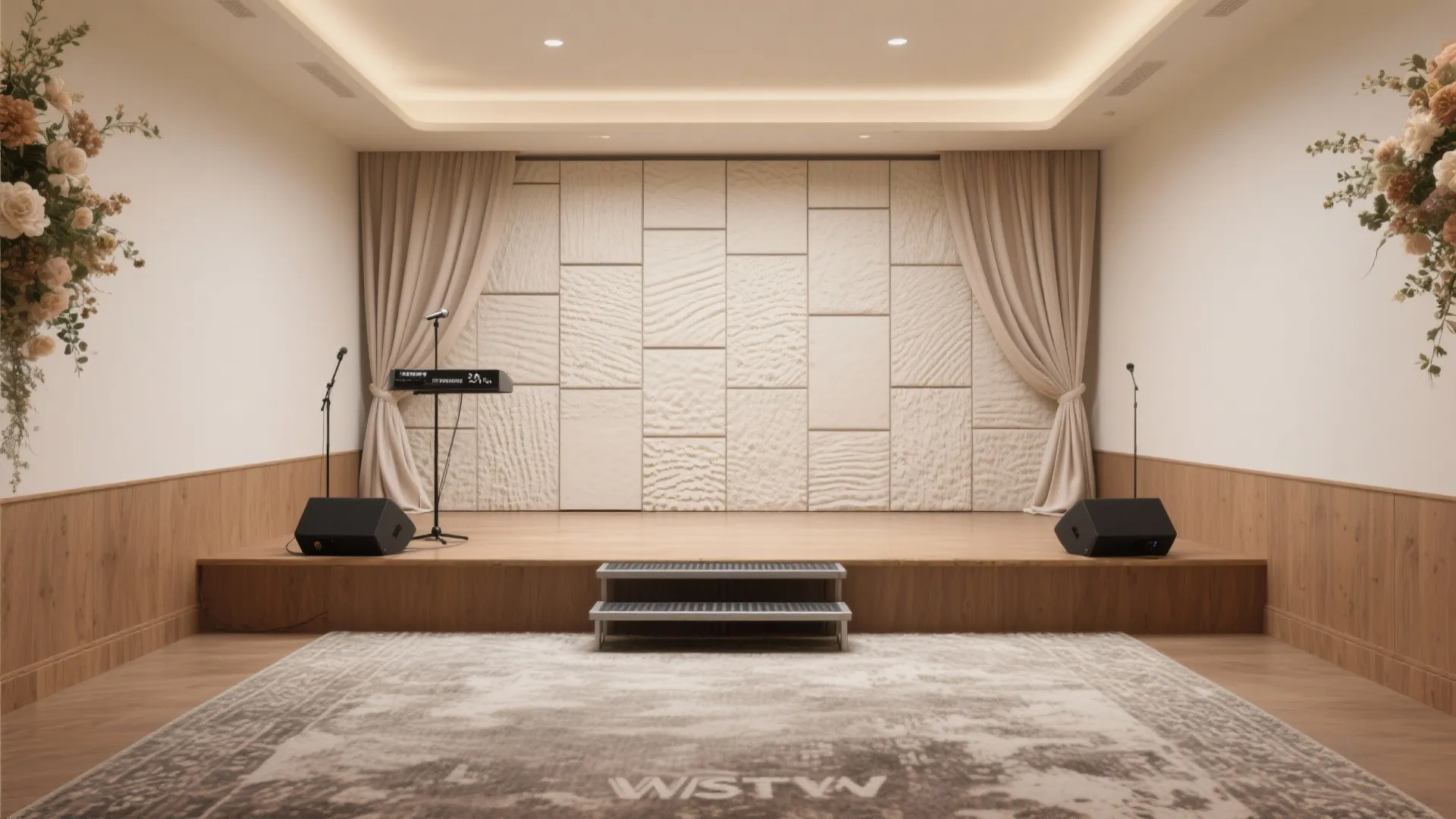 Statement Backdrop and Compact Stage