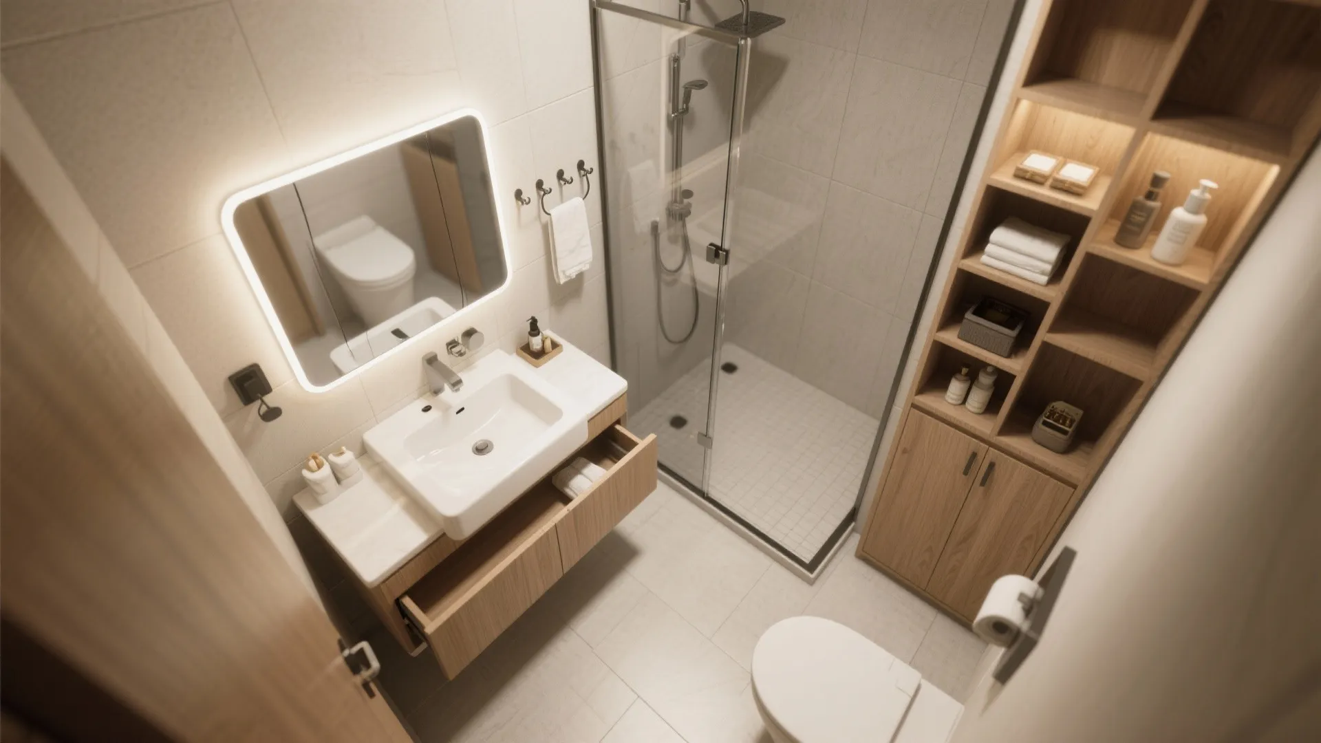 3. Compact luxury: thoughtful storage for small rooms