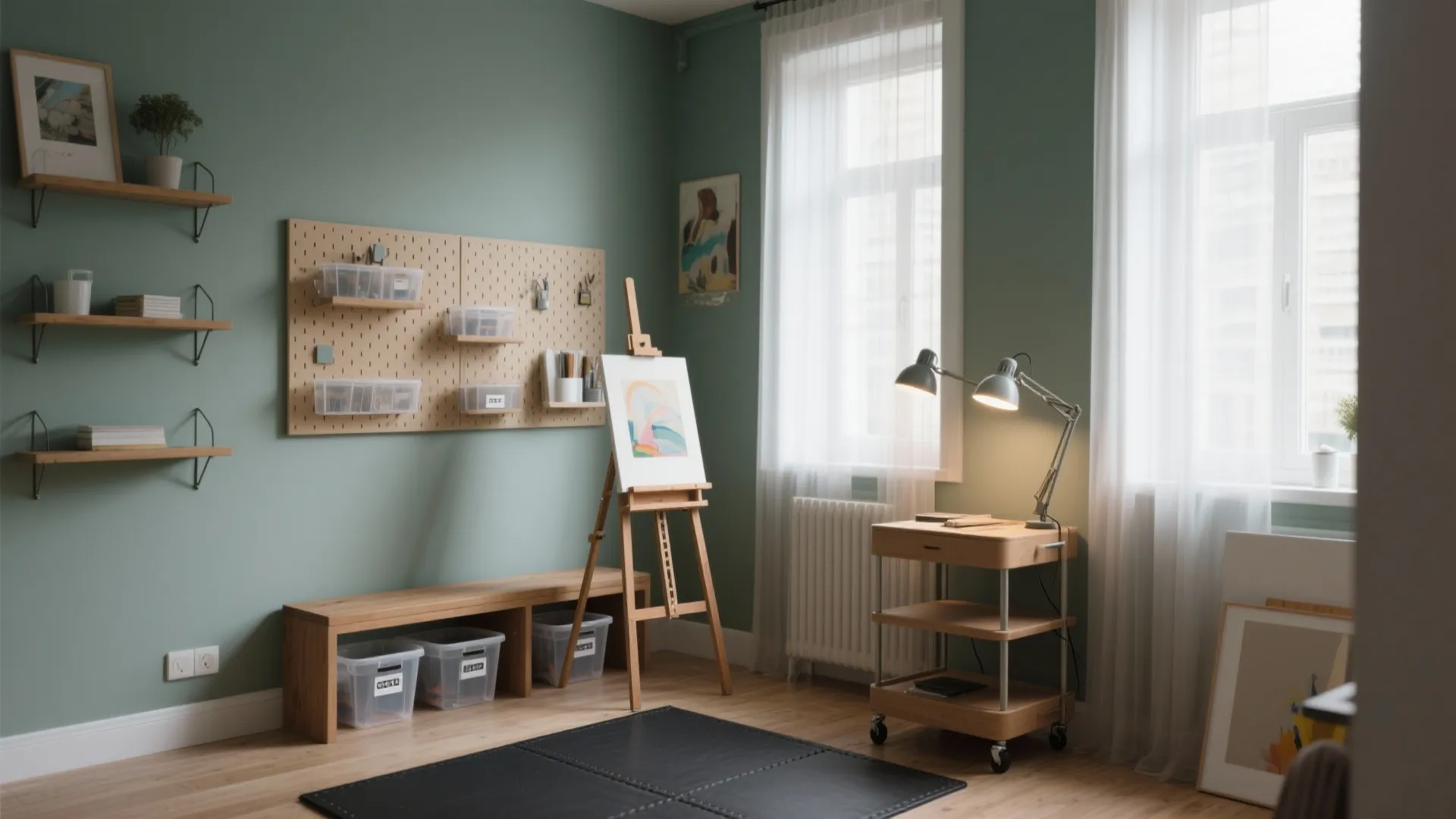 Art Studio Ideas for Small Spaces: Transform Tiny Areas Easily: Fast-Track Guide to Creating an Inspiring Art Studio in 1 Minute