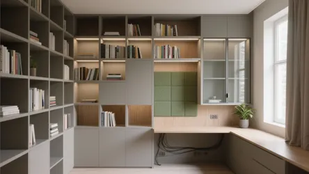 Bookshelf Design for Study Room: 5 Smart Ideas