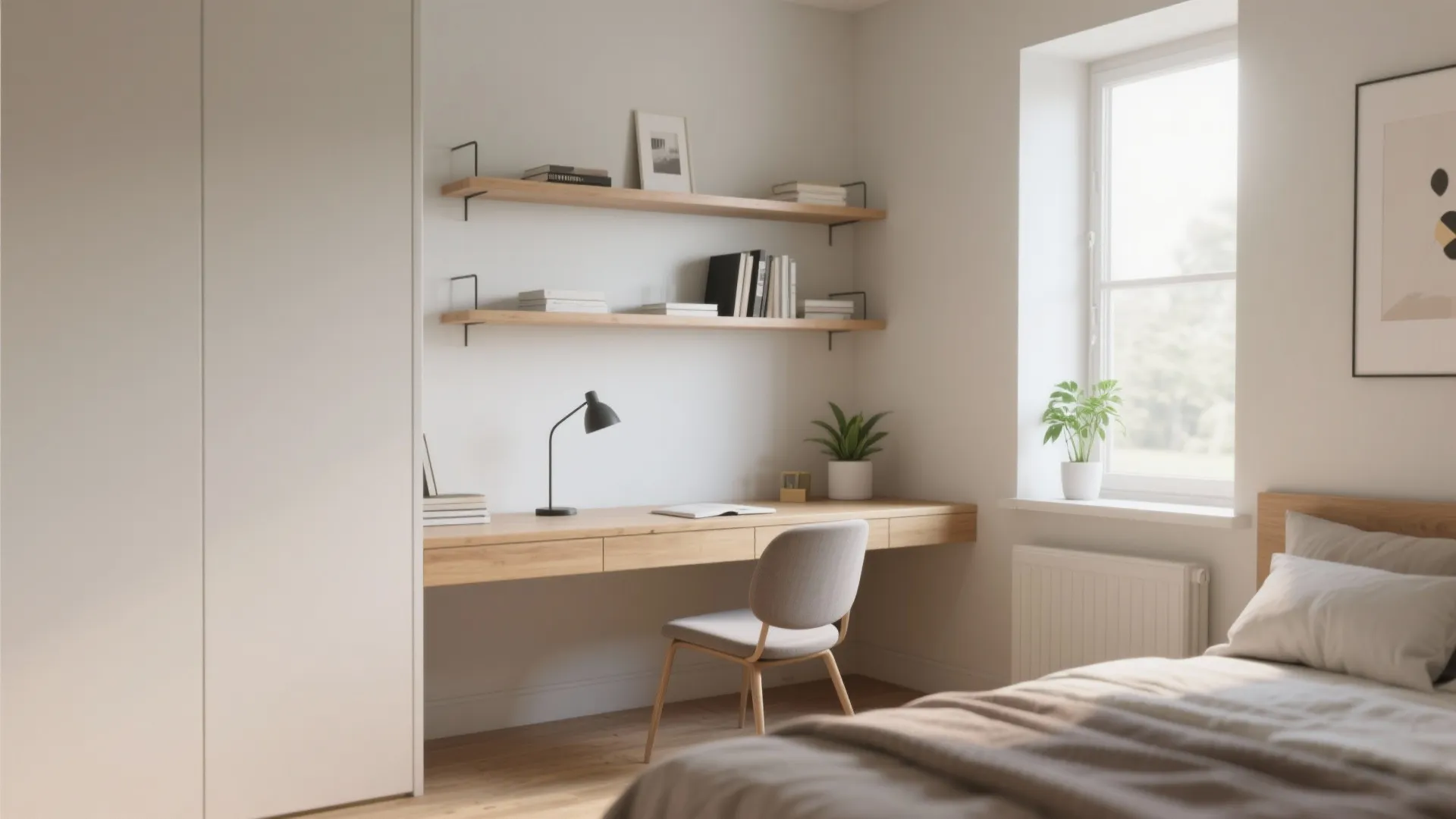 5. Compact Study Nook