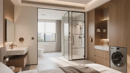 Bedroom Attached Bathroom Design: 5 Smart Ideas