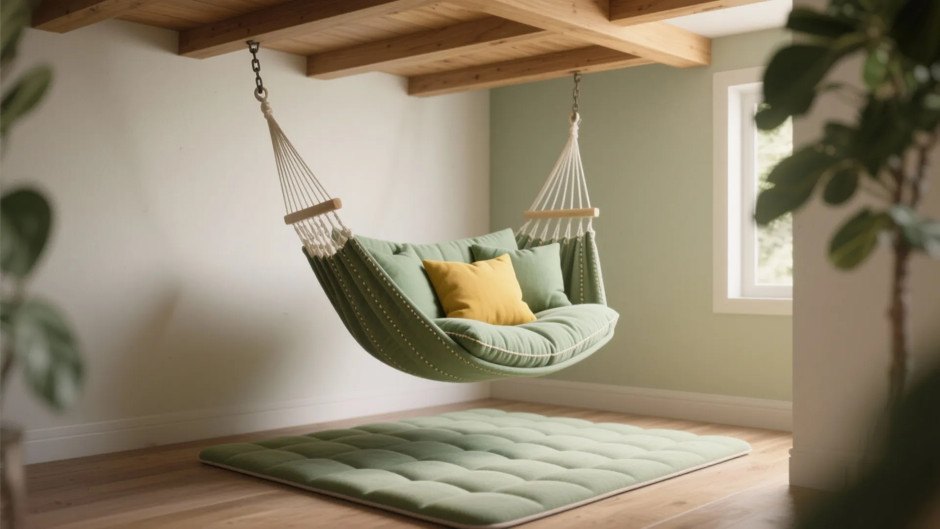 3. Compact Swing & Cushion Zone