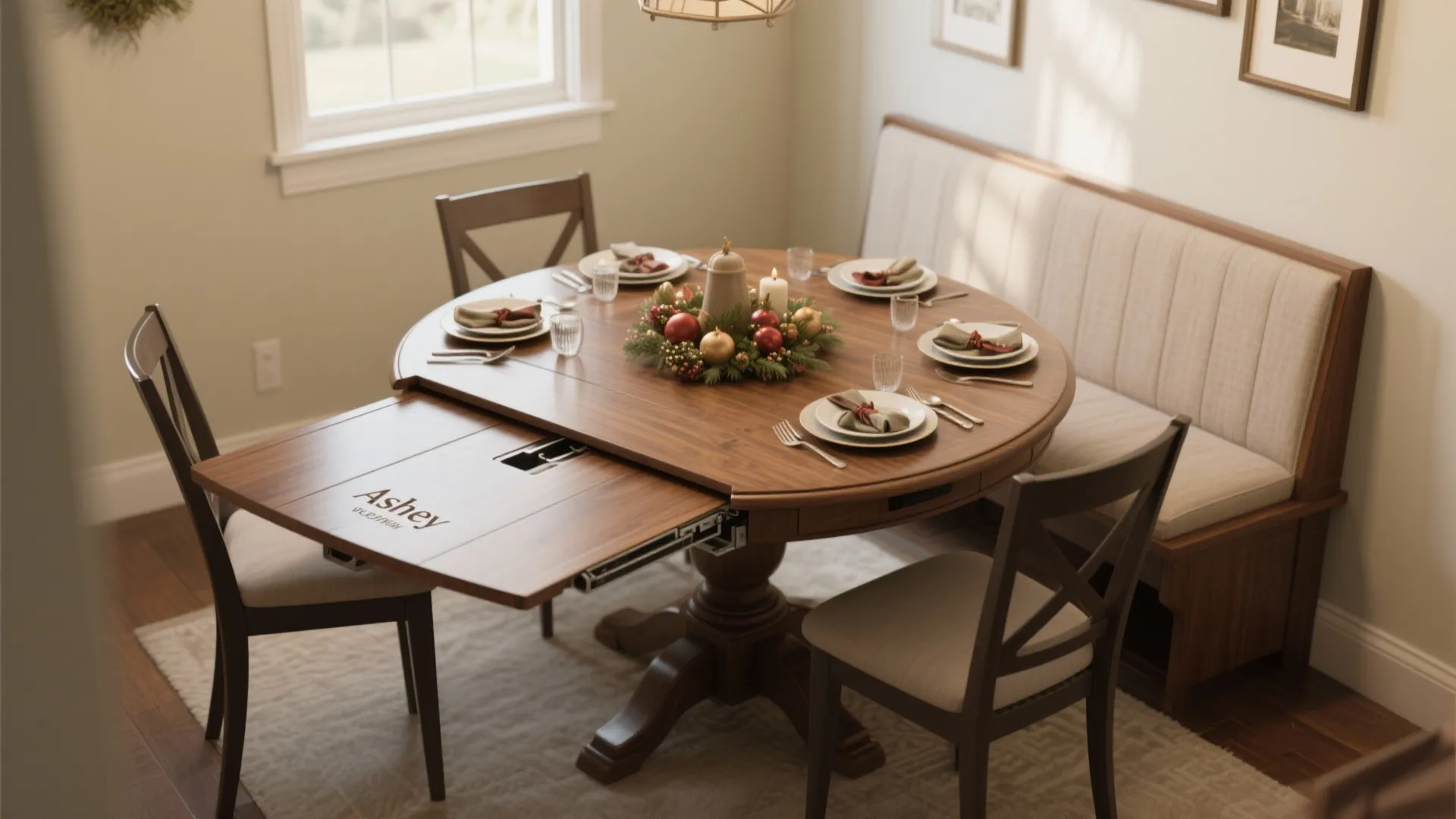 1. Compact table, clever extension