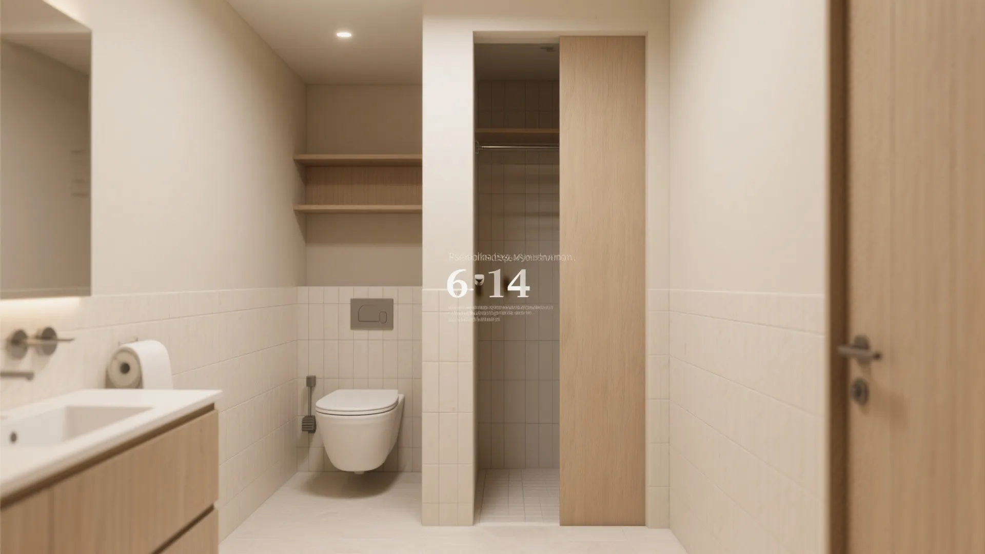 3. Compact Toilet Niche