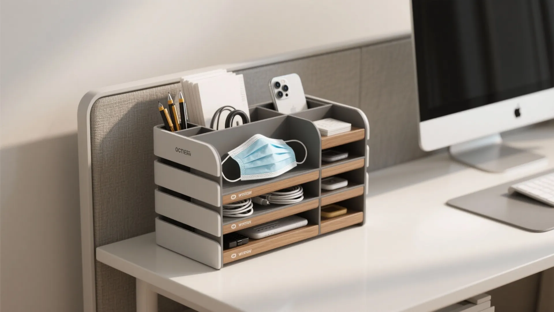 2. Compact Organization Tray