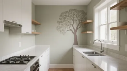 5 Tree Design in Wall Ideas for Small Kitchens