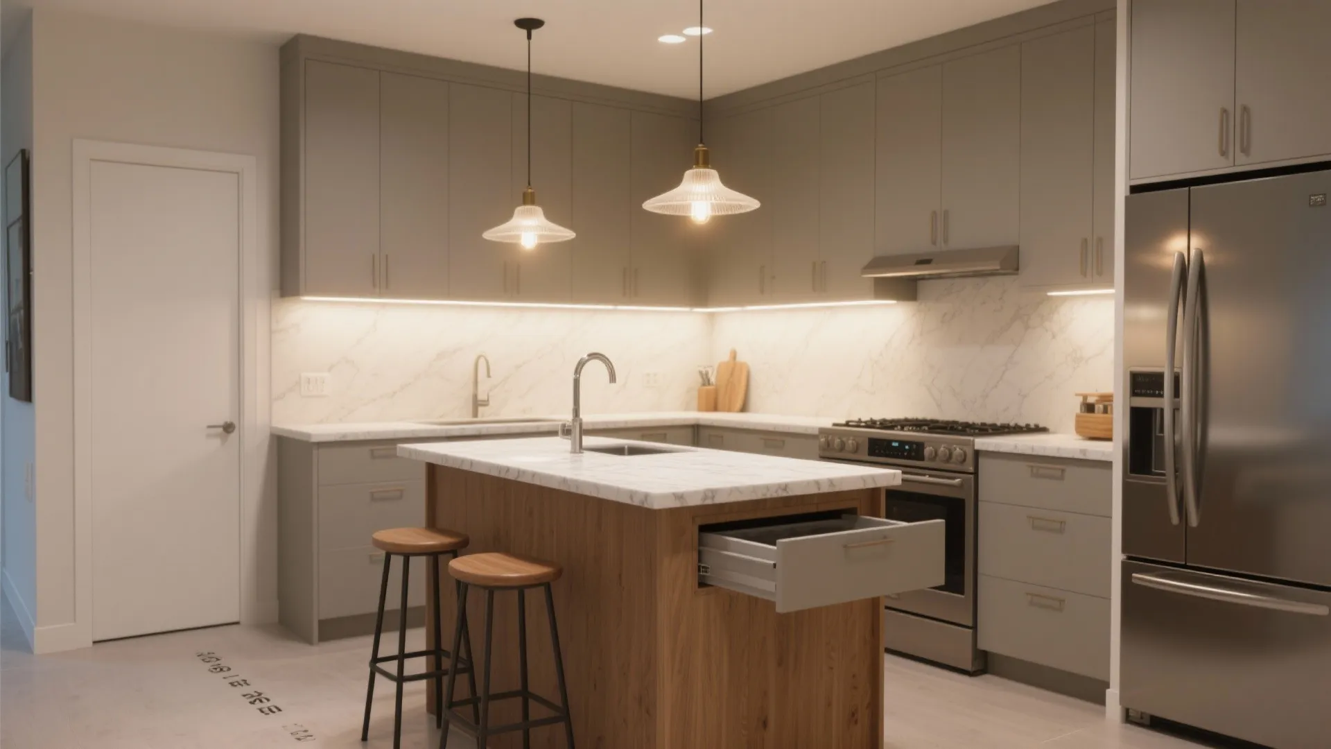 Island Ideas for Small U Shaped Kitchen Spaces