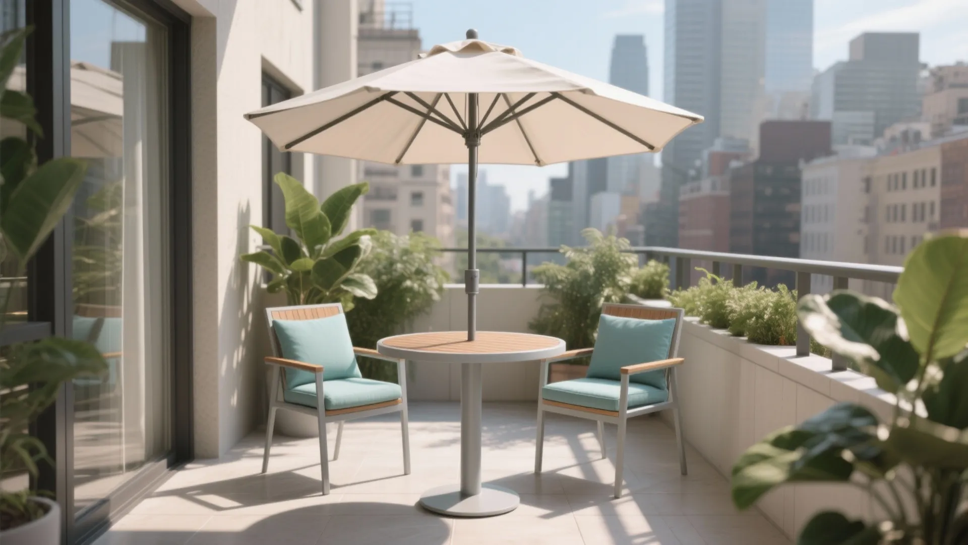 Small Garden Table with Umbrella: The Ultimate Space-Saving Outdoor Solution: 1 Minute to Upgrade Your Patio with a Small Garden Table and Umbrella