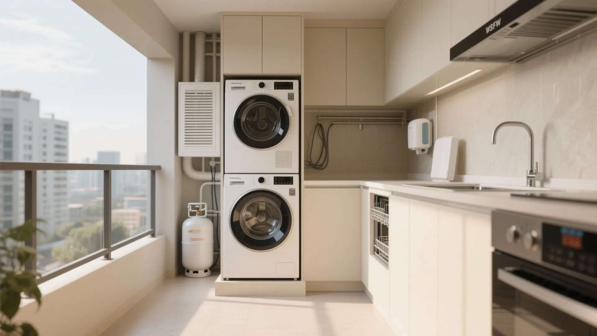 Compact utility and appliance planning