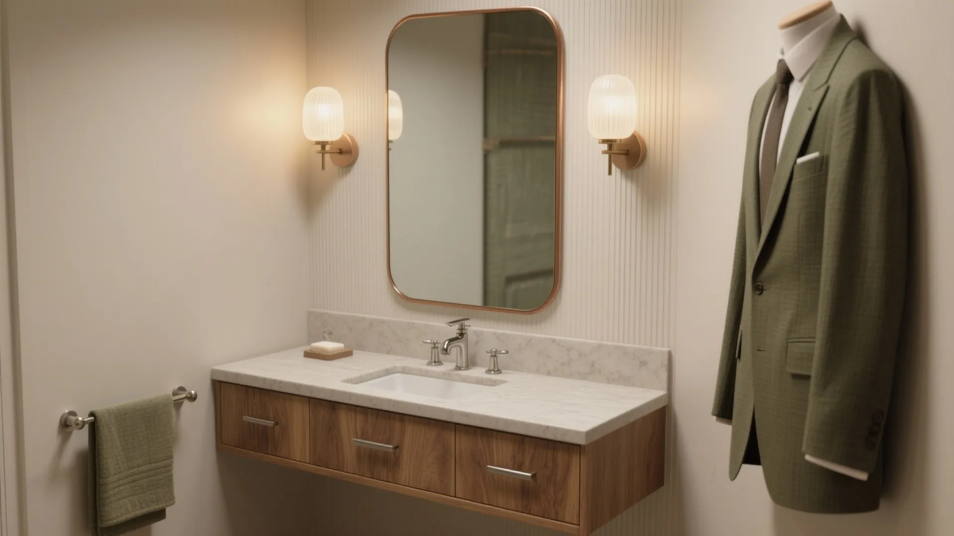 Small Vanity for Powder Room: Style Meets Function: 1 Minute to Transform Your Powder Room with a Small Vanity
