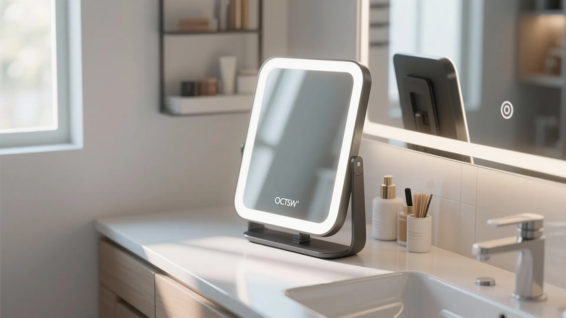 6. Compact Vanity Mirror