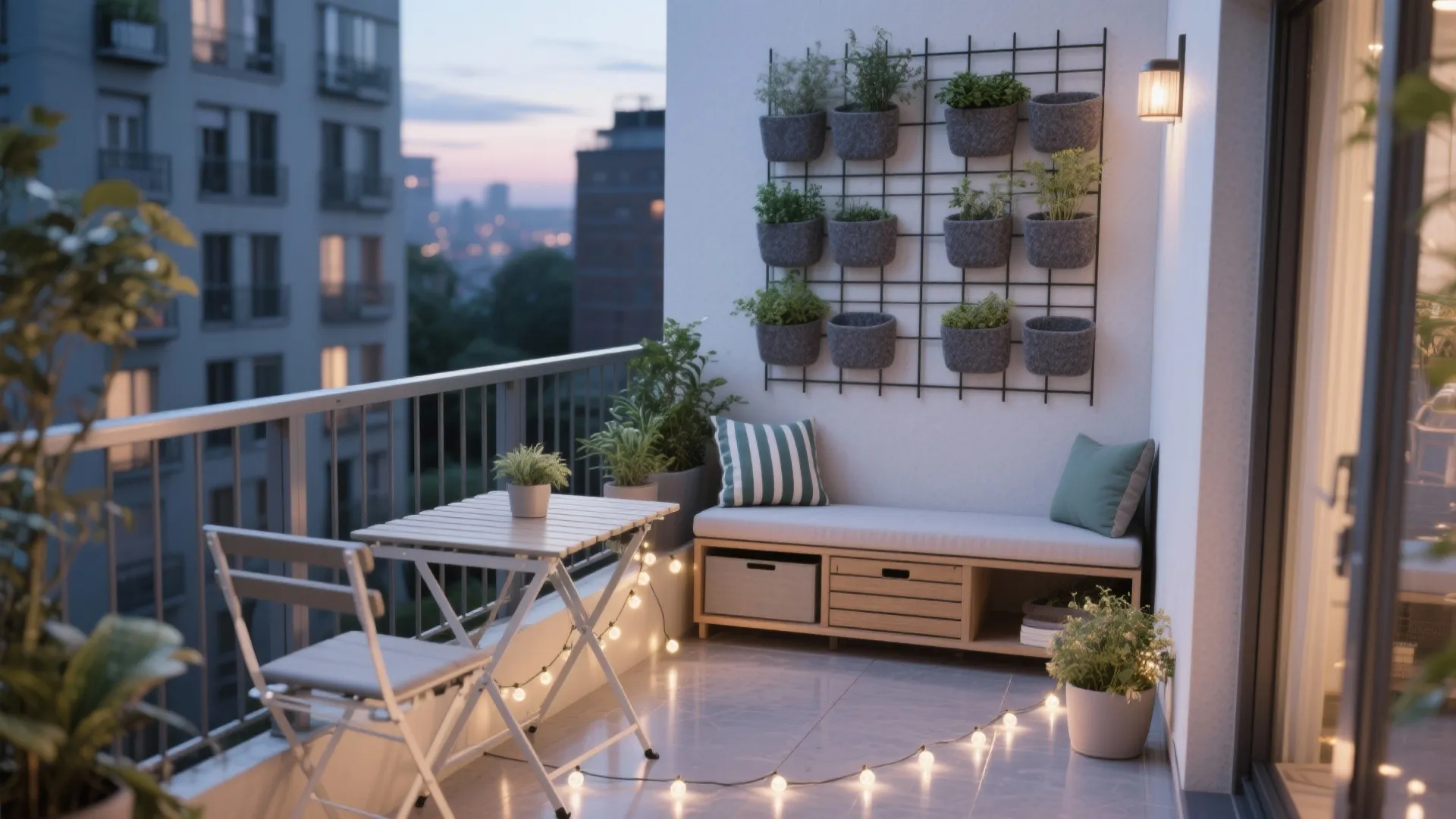 All-Weather Compact Furniture and Vertical Greens