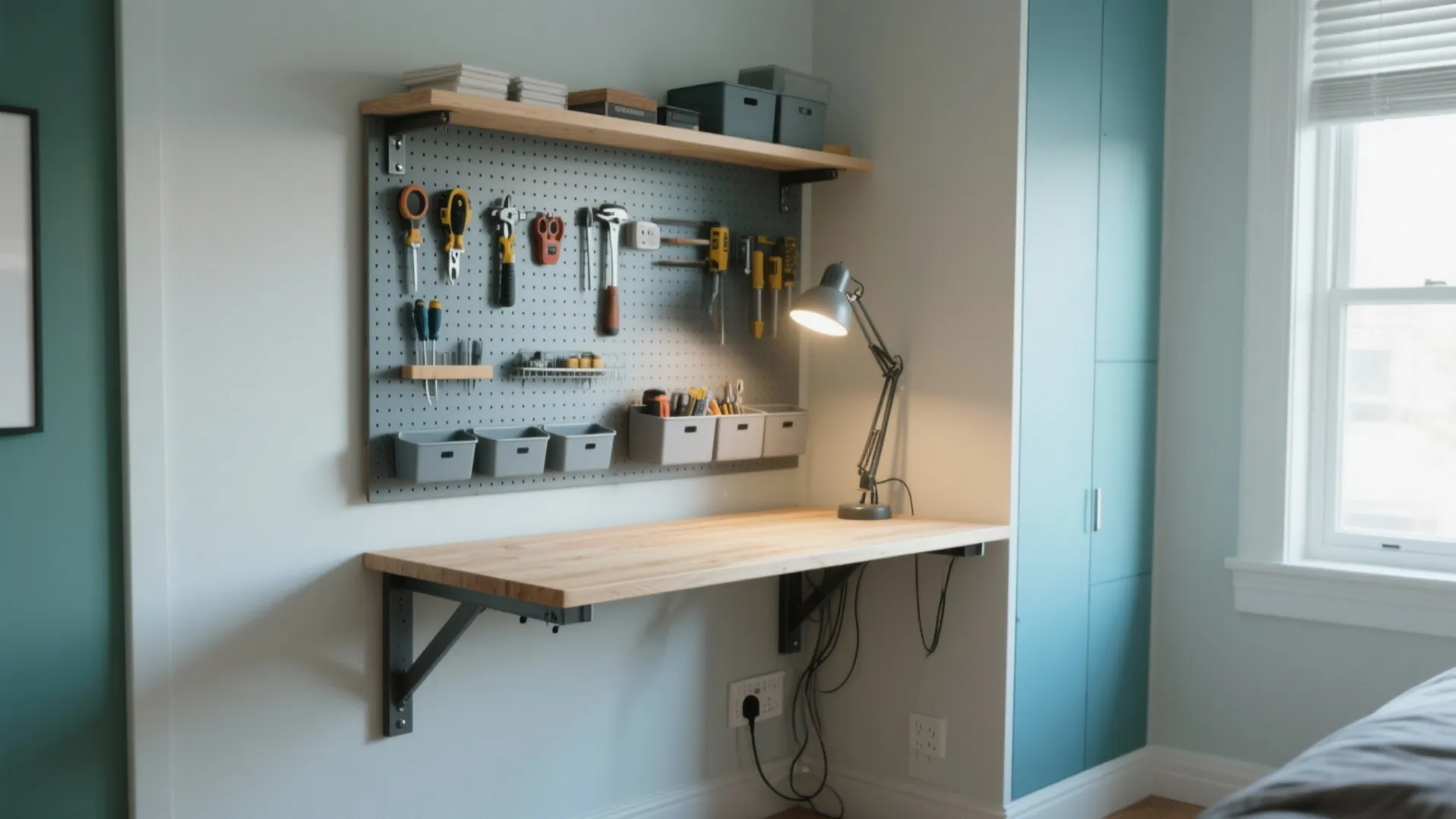 Wall Mounted Workbench DIY: Space-Saving Workspace Ideas: Fast-Track Guide to Building a Wall Mounted Workbench in Minutes