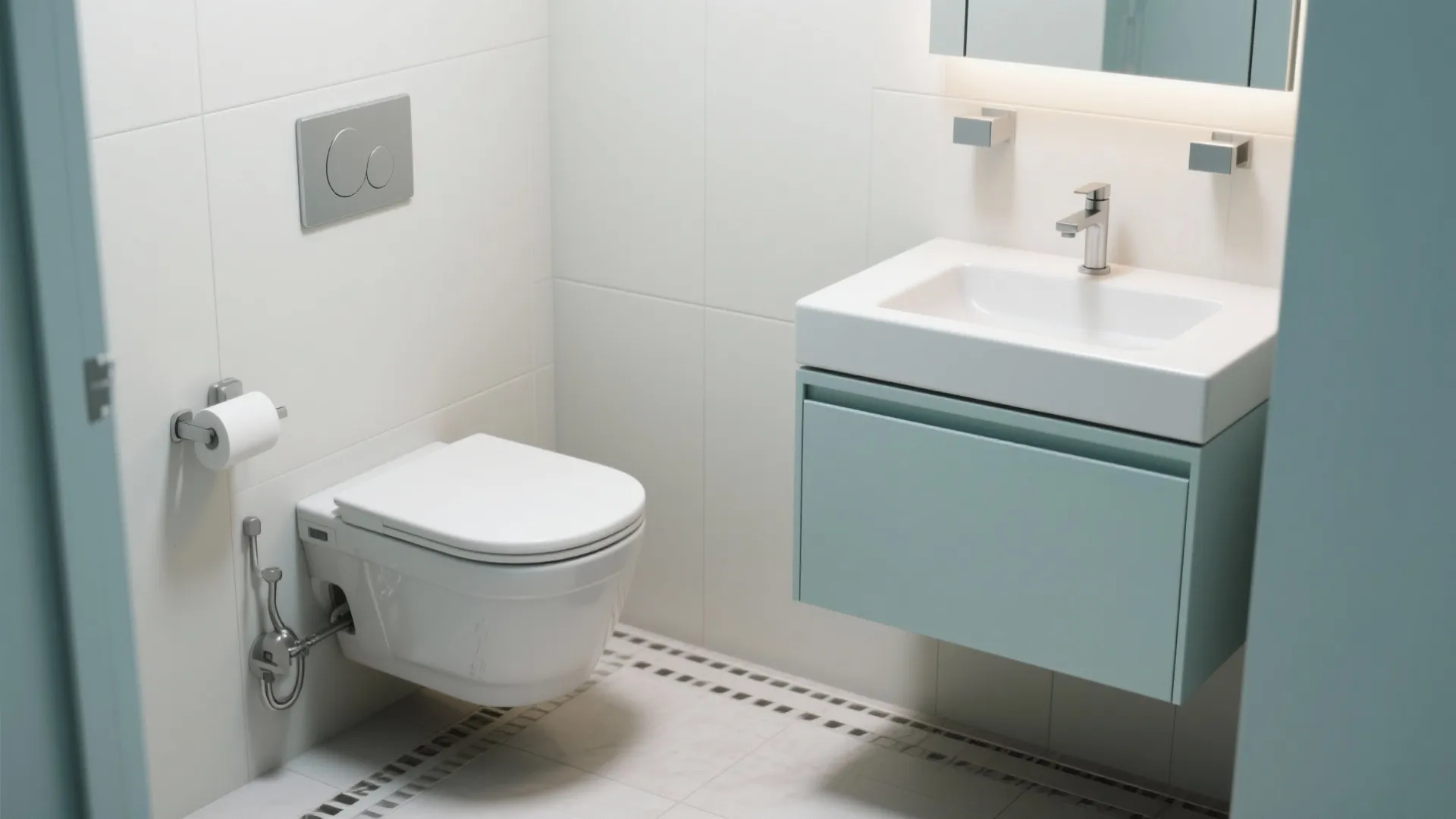 4. Compact fixtures and wall-hung solutions